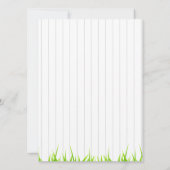 Voetbal 1e Jaar Uitnodiging voor Verjaardag (Achterkant)