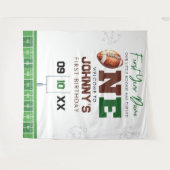 Voetbal 1e verjaardag foto achtergrond wandkleed (Voorkant (horizontaal))