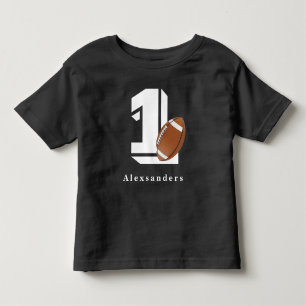 Voetbal 1e verjaardag naam en leeftijd kinderen jo kinder shirts