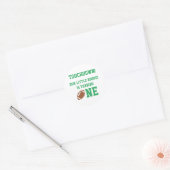 Voetbal 1e verjaardag ronde sticker (Envelop)