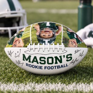 Voetbal 1e verjaardag Rookie aandenken Voetbal American Football