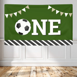 Voetbal 1e verjaardagsfeestje spandoek