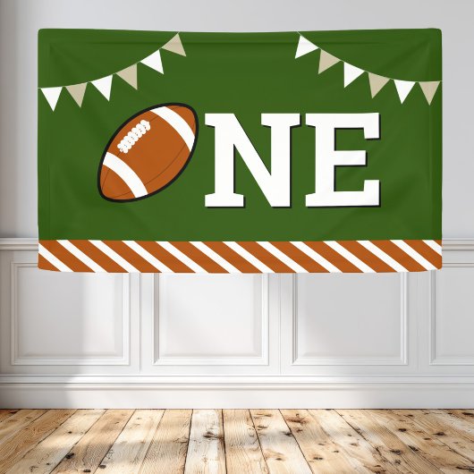Voetbal 1e verjaardagsfeestje spandoek