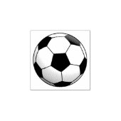 Voetbal 1x1 rubberstempel (Afrduk)