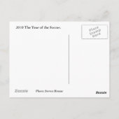 Voetbal 2010 briefkaart (Achterkant)