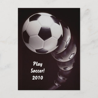 Voetbal 2010 briefkaart