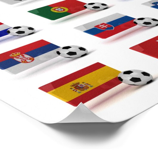 Voetbal 2010 poster (Hoek)