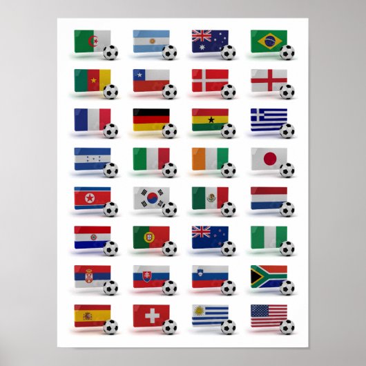 Voetbal 2010 poster (Voorkant)