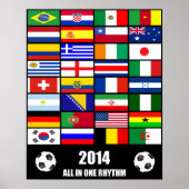Voetbal 2014 poster (Voorkant)