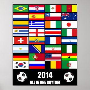 Voetbal 2014 poster
