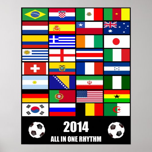 Voetbal 2014 poster (Voorkant)