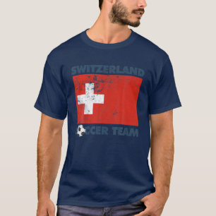 Voetbal 2022 van het Zwitserse voetbalteam T-shirt