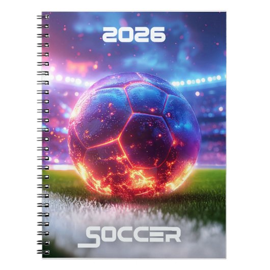 VOETBAL 2026 -  NOTITIEBOEK (Voorkant)