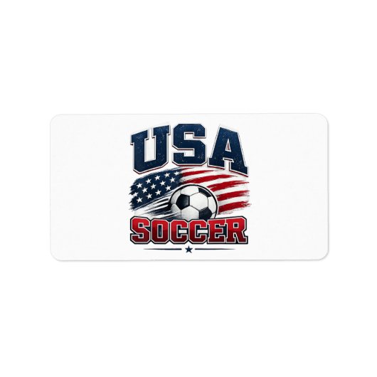 Voetbal 2026 Verenigde Staten Etiket (Voorkant)