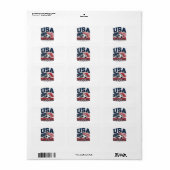Voetbal 2026 Verenigde Staten Etiket (Full Sheet)