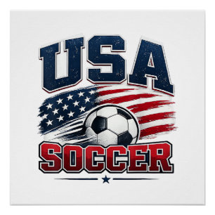 Voetbal 2026 Verenigde Staten Perfect Poster