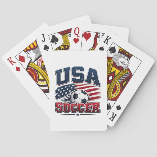 Voetbal 2026 Verenigde Staten Pokerkaarten (Achterkant)