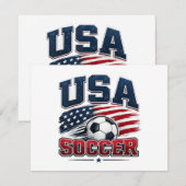 Voetbal 2026 Verenigde Staten Save The Date (Voorkant / Achterkant)