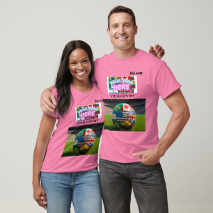 Voetbal 2026 voetbal Aangepaste naam land & meer T-shirt