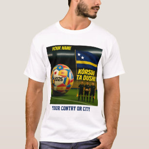 Voetbal 2026 voetbal Curaçao Aangepaste Naam land  T-shirt