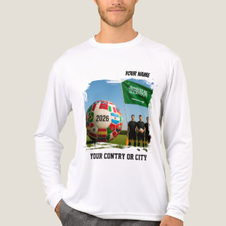 Voetbal 2026 voetbal SAOEDIË ARABIË Aangepaste naa Tri-Blend Shirt