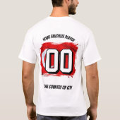 Voetbal 2026 voetbal TURKIJE Aangepaste naam & T-shirt (Achterkant)