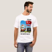 Voetbal 2026 voetbal TURKIJE Aangepaste naam & T-shirt (Voorkant volledig)