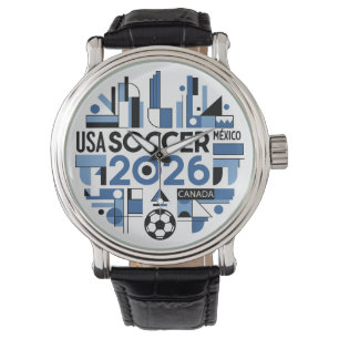 Voetbal 2026 VS, Canada, Mexico Horloge