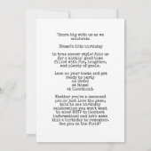 Voetbal 30e Verjaardagskaart met ballen op groen Kaart (Achterkant)