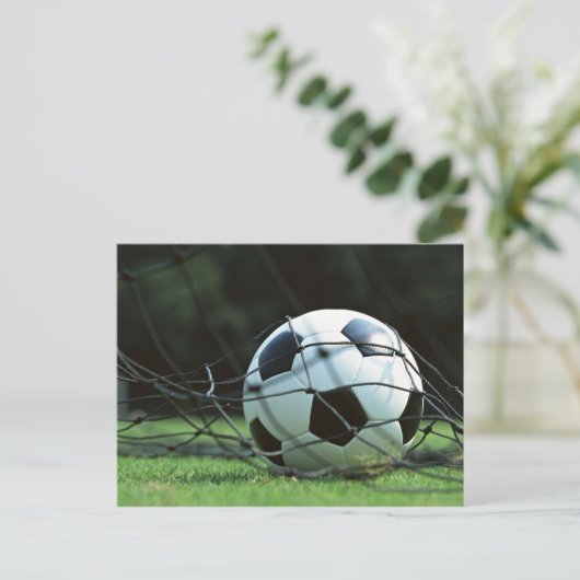 VOETBAL 3 BRIEFKAART (Staand voorkant)