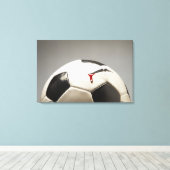 VOETBAL 3 CANVAS AFDRUK (Insitu (Houten vloer))