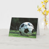 Voetbal 3 kaart (Gele Bloem)