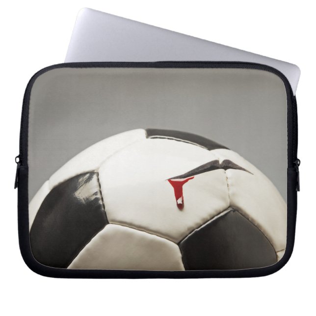 Voetbal 3 laptop sleeve (Voorkant)