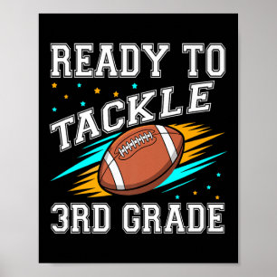 Voetbal 3e Derde Klas Eerste Dag Van School Terug Poster