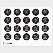 Voetbal 3e Derde Klas Eerste Dag Van School Terug Ronde Sticker (Vel)