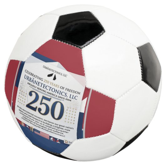 Voetbal 4 juli 250ste Rood Wit Blauw (Drie kwart)