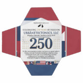 Voetbal 4 juli 250ste Rood Wit Blauw (Enkel)