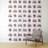 Voetbal 5e Verjaardag Jongens | Step Repeat Achter Wandkleed (In situ)