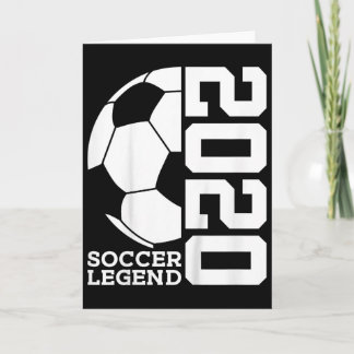Voetbal 5e verjaardag Voetbal Legende Kaart