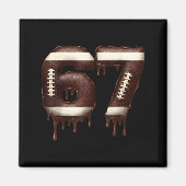 Voetbal 67 Grappige Zes Zeven 6 7 Meme  Magneet (Voorkant)