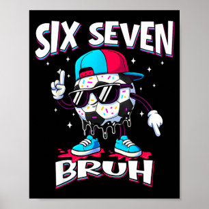 Voetbal 67 Meme Zes Zeven Voetbal 67 Jongens Meisj Poster