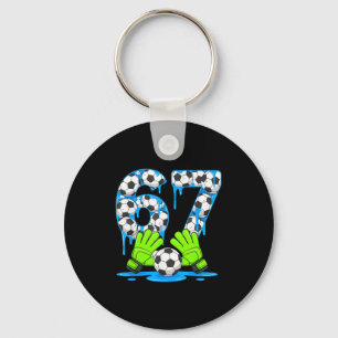 Voetbal 67 Six Seven Gen Alpha Meme Drip 67 Ijs Cr Sleutelhanger