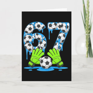Voetbal 67 Zes Zeven Gen Alpha Meme Drip 67 Ijs Cr Kaart