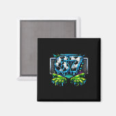Voetbal 67 Zes Zeven Grappig Gen Alpha Meme Drip _ Magneet (Voorkant / Achterkant)