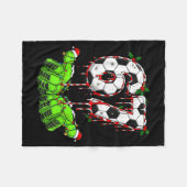 Voetbal 67 Zes Zeven Grappige Gen Alpha Meme Drip  Fleece Deken (Voorkant (Horizontaal))