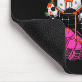 Voetbal 67 Zes Zeven Grappige Gen Alpha Meme Drip Muismat (Hoek)