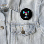 Voetbal 67 Zes Zeven Grappige Gen Alpha Meme Drip  Ronde Button 5,7 Cm (In situ)