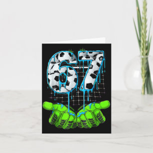 Voetbal 67 Zes Zeven Grappige Gen Alpha Meme  Kaart