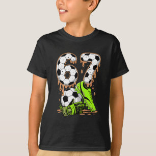 Voetbal 67 Zes Zeven Meme Jongens Tieners Kinderen T-shirt