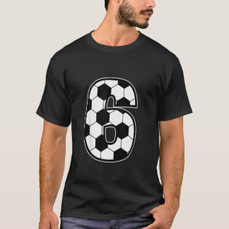 Voetbal 6 jaar oude Voetbal T-shirt